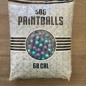 500ct Paintballs 68 Cal, Yellow paint